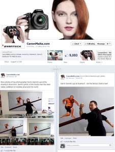 Facebook for Canon Malta - sister site to Avantech as seen on February 28, 2014