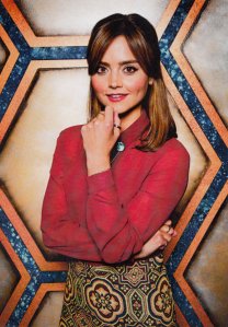 Jenna coleman as Clara Oswald on doctor Who World Tour character card