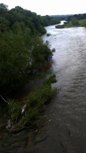 River Wye after rain