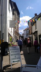Hay on Wye is known for its picturesque narrow streets